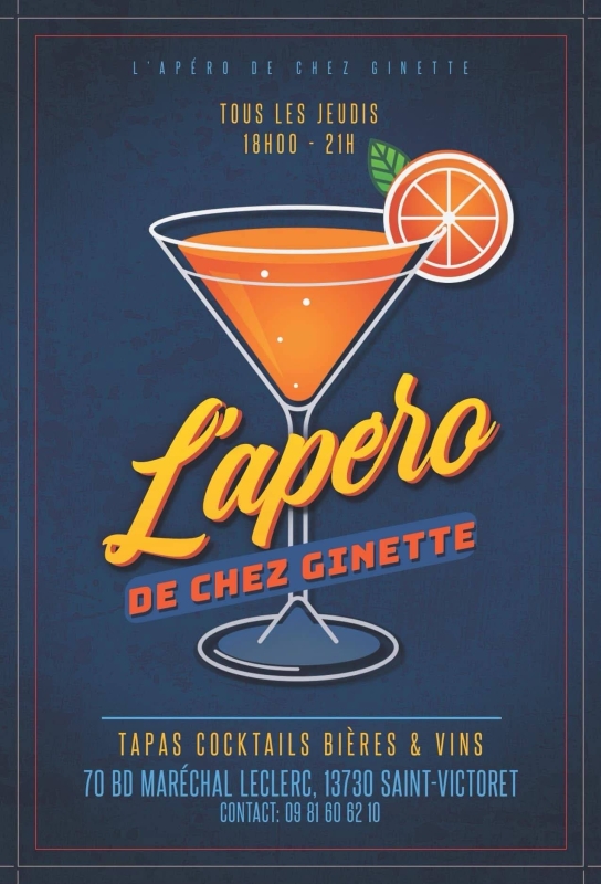 Chez Ginette - Restaurant Saint-Victoret - Apéritif Saint-Victoret